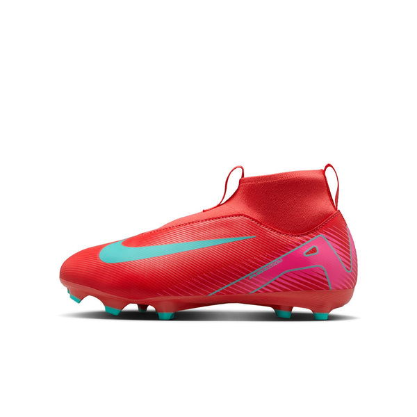 Nike Jr Zoom Superfly 10 ACAD FG/MG- Ember Glow/ Aurora Green