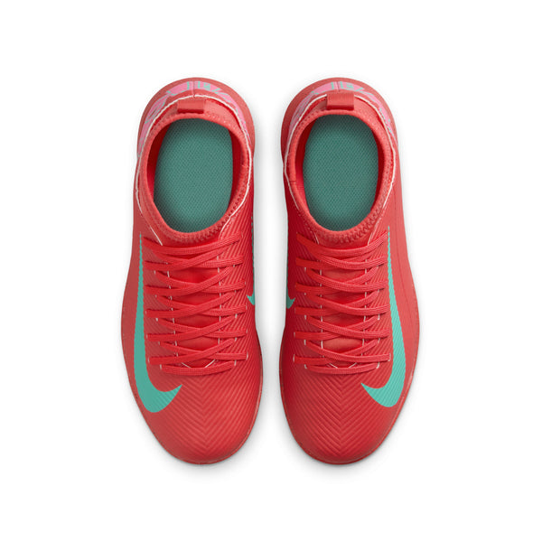 Nike Jr Superfly 10 Club TF- Ember Glow/ Aurora Green