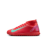 Nike Jr Superfly 10 Club TF- Ember Glow/ Aurora Green