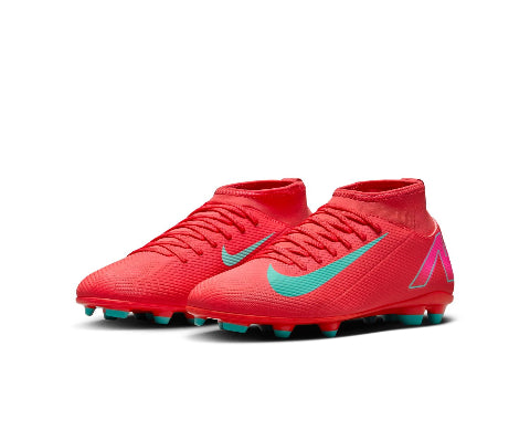 Nike Jr Superfly 10 Club FG/MG- Ember Glow/Aurora Green