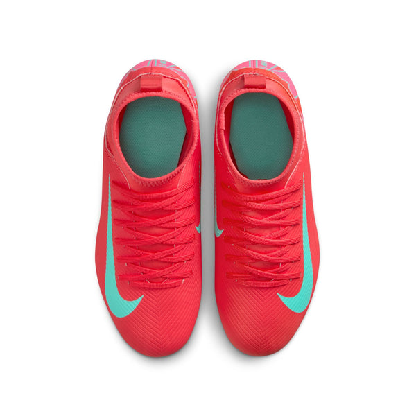 Nike Jr Superfly 10 Club FG/MG- Ember Glow/Aurora Green