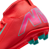 Nike Jr Superfly 10 Club FG/MG- Ember Glow/Aurora Green