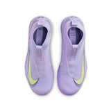 Nike Jr Zoom Superfly 10 ACAD TF NU1- Purple Agate/Barely Volt