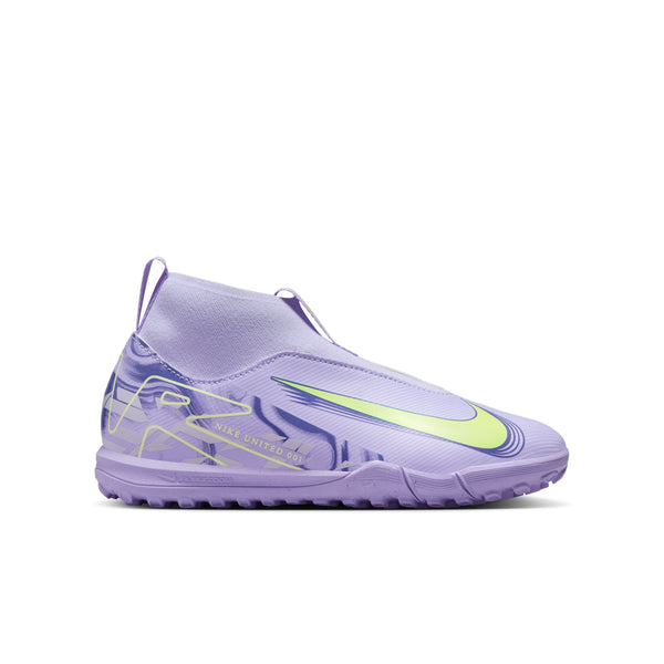 Nike Jr Zoom Superfly 10 ACAD TF NU1- Purple Agate/Barely Volt