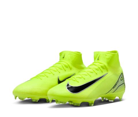 Nike Zoom Mercurial Superfly 10 Pro FG - VOLT/BLACK