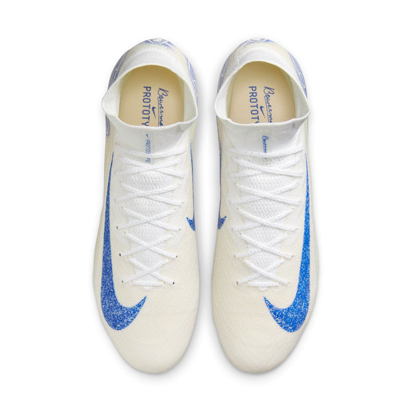 Nike ZM Superfly 10 Elite F FG- White/Racer Blue