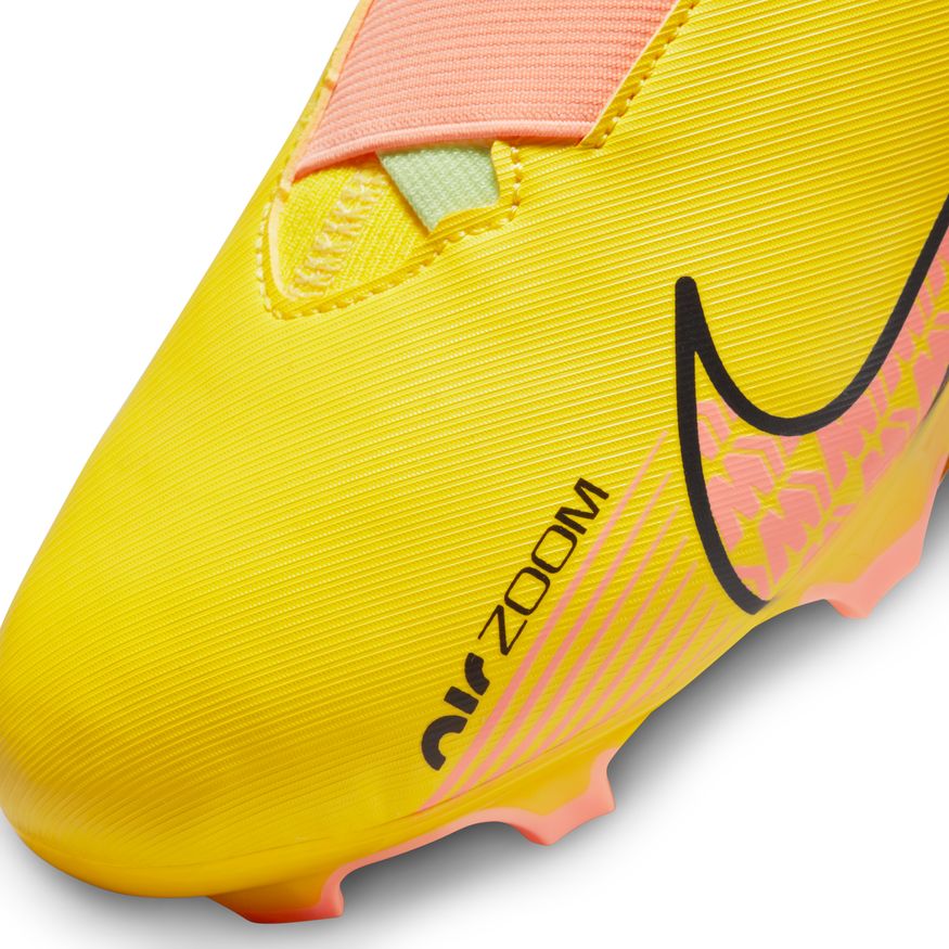 Nike Air Zoom Mercurial Vapor 15 Elite FG Soccer Cleat Pink/Yellow/Dark  Grey DJ4978-605 – Soccer Zone USA